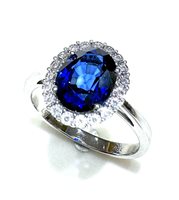 Ringe Facet Barcelona Dame KATE in Weißgold Zaffiro R2180005NWA
